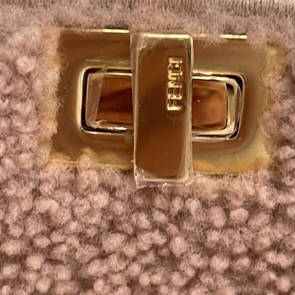 FENDI FUR Small leather LUXURY Crossbody bag authentic 100% - Picture 5 of 16